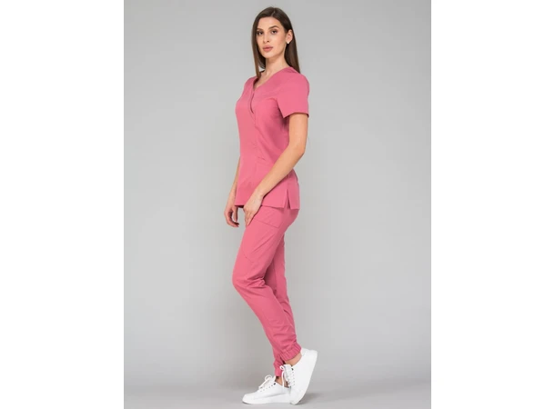 MIA Dametunika med Y-hals Flamingo Pink XL 