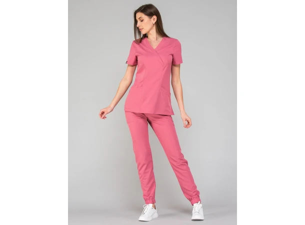 MIA Dametunika med Y-hals Flamingo Pink XL 
