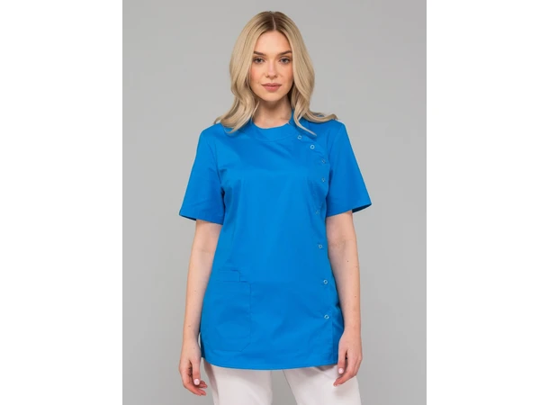 PAULA FLEX Dametunika med rund hals Neon Blue L 