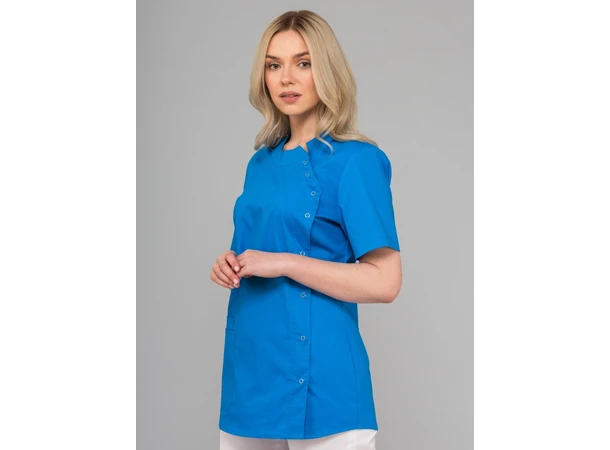 PAULA FLEX Dametunika med rund hals Neon Blue L 