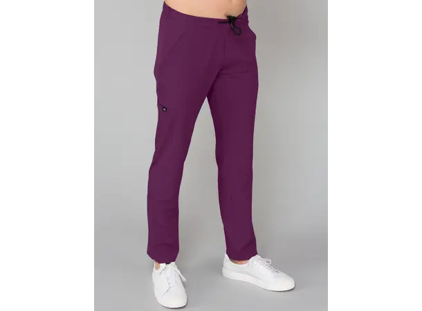 POWER Herrebukse med snøring i livet Plum  XL 