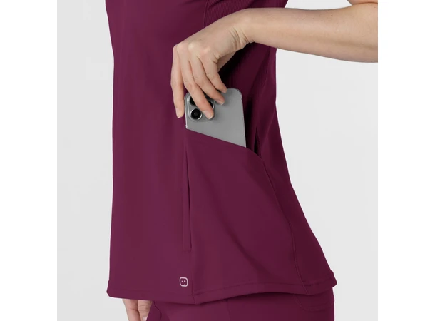Renew Dametunika med fire lommer Wine L 