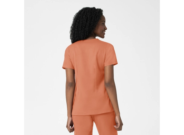 Thrive Dametunika med frontlommer Terra Cotta S 