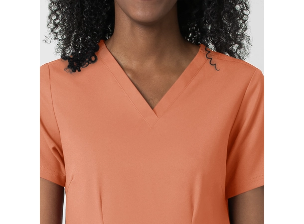 Thrive Dametunika med frontlommer Terra Cotta S 