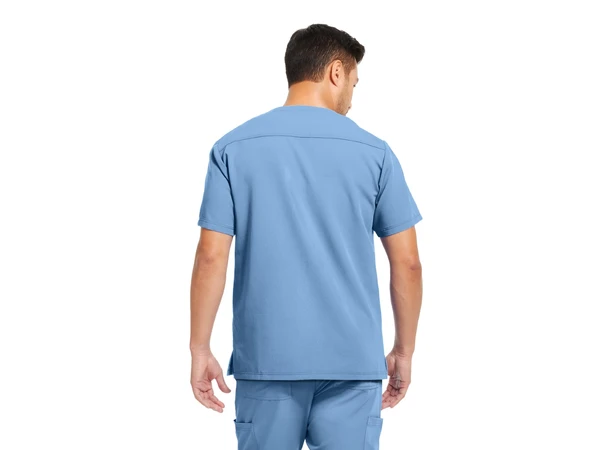 V-Tess Herretunika med V-hals Ceil Blue S 