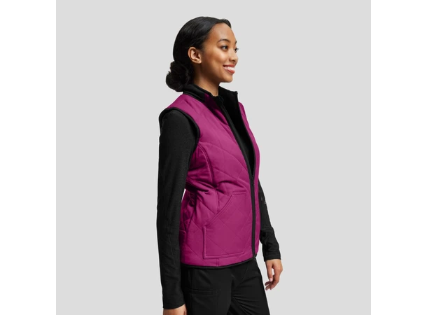 VIBE Vendbar vest Black Electric Purple M 