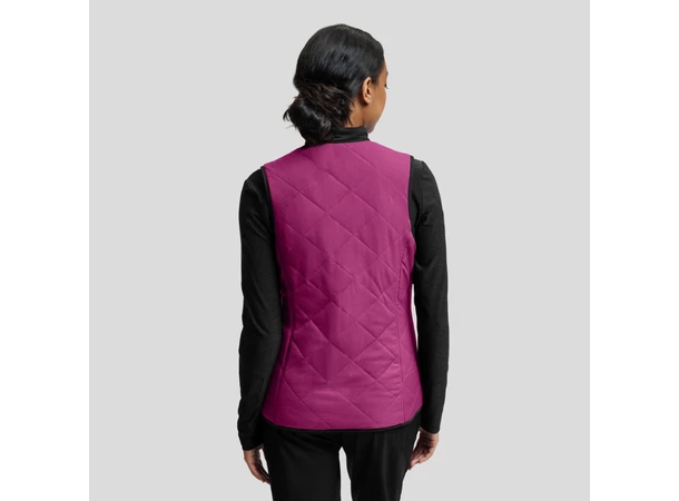 VIBE Vendbar vest Black Electric Purple M 