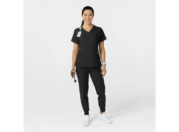 W123 Damebukse med strikk i ben Black L 