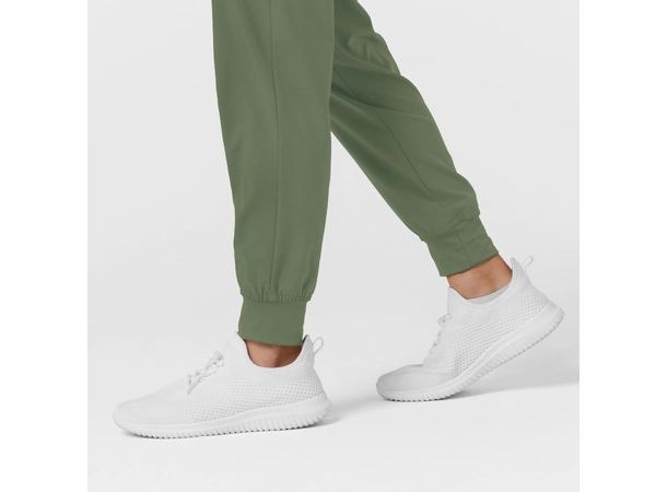 W123 Damebukse med strikk i ben Olive XXL 
