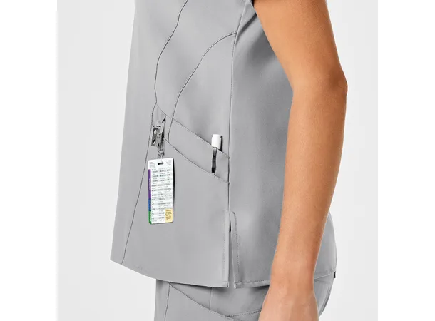 W123 Dametunika med V-hals Grey XXL 