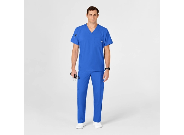 W123 Herretunika med V-hals Royal L 