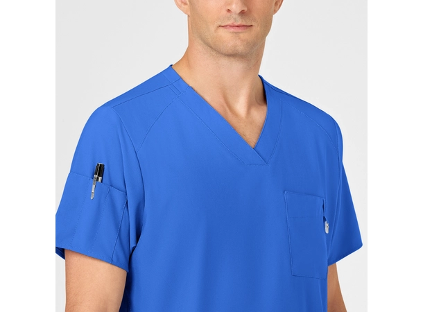 W123 Herretunika med V-hals Royal L 