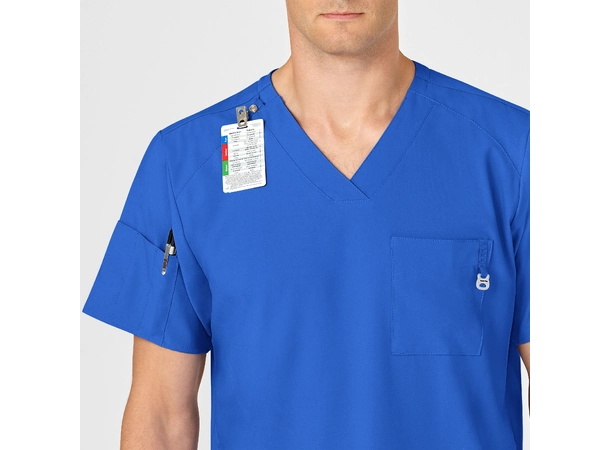 W123 Herretunika med V-hals Royal L 