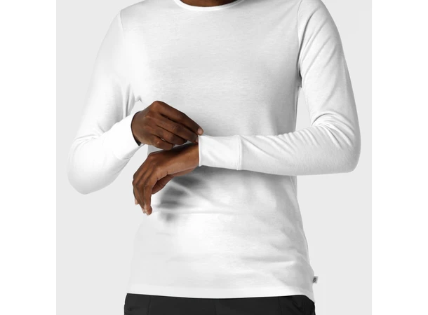 W123 Langermet T-shirt White L 