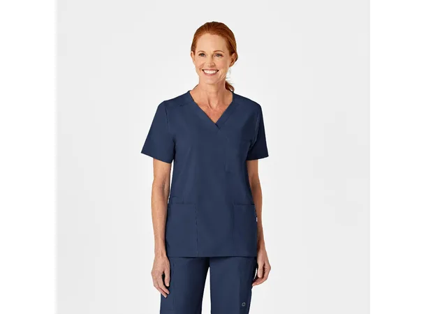 W123 Unisex tunika med 4 lommer Navy XL 