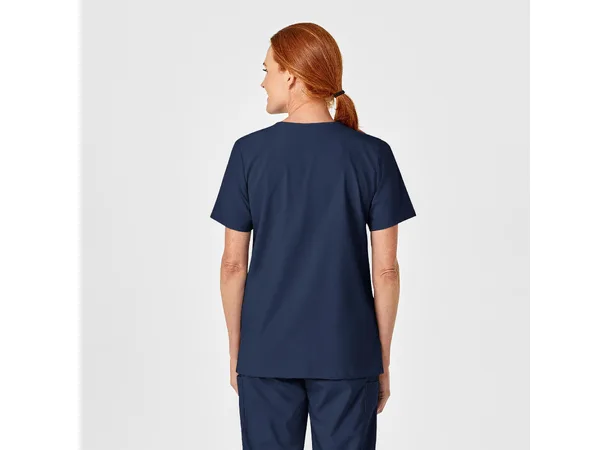 W123 Unisex tunika med 4 lommer Navy XL 