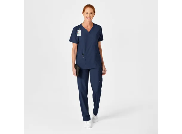 W123 Unisex tunika med 4 lommer Navy XL 
