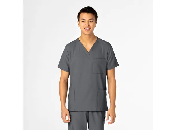 W123 Unisex tunika med 4 lommer Pewter 3XL 