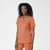 Thrive Dametunika med frontlommer Terra Cotta M 