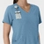 Renew Dametunika med V-hals og sidelomme Pacific Blue XL 
