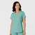 W123 Dametunika med kuvet V-hals Turquoise 3XL 