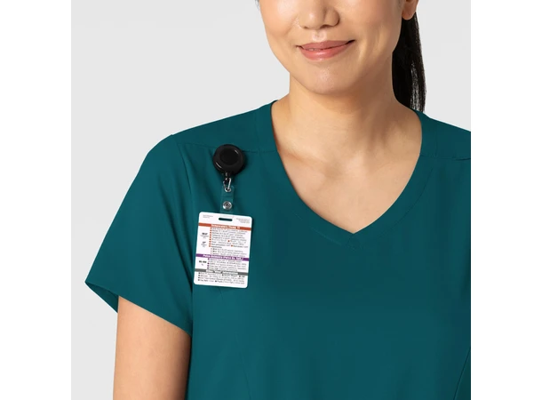 Boundless Dametunika med kurvet V-hals Caribbean XL 