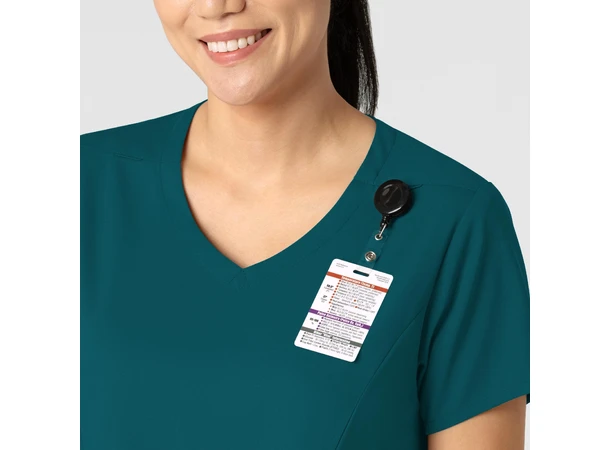 Boundless Dametunika med kurvet V-hals Caribbean XL 