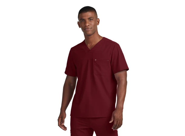 CRFT Herretunika med V-hals Wine XL 