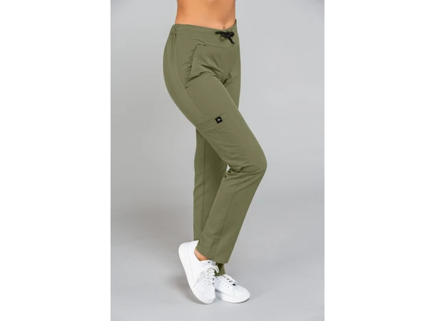 DYNAMIC Damebukse med snøring i livet Khaki XL 