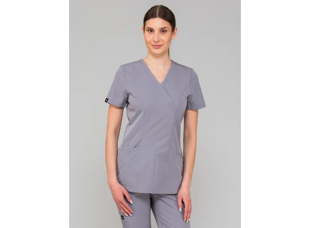 MIA Dametunika med Y-hals Steel Grey M 