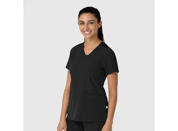 Nova Dametunika med V-hals Black S 
