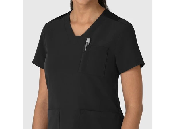 Nova Dametunika med V-hals Black S 