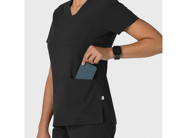 Nova Dametunika med V-hals Black S 