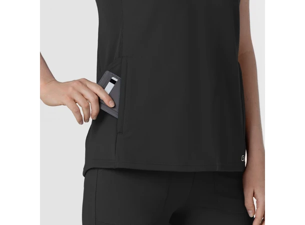Renew Dametunika med fire lommer Black XS 