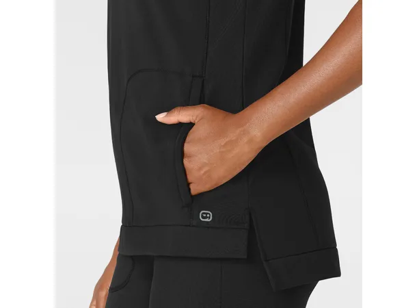 Renew Knit Dametunika med rund hals Black M 