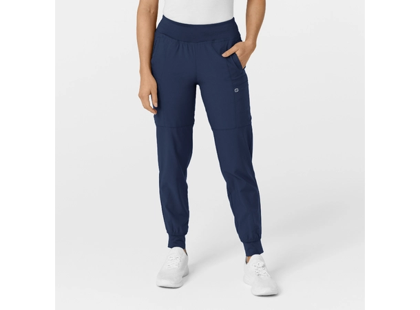 W123 Damebukse med strikk i ben Navy M 