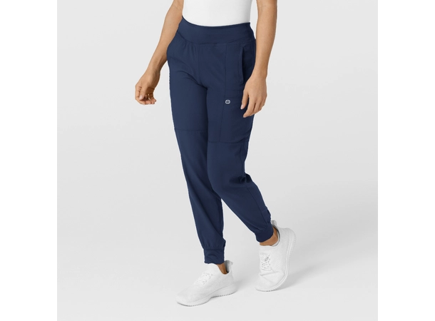 W123 Damebukse med strikk i ben Navy M 