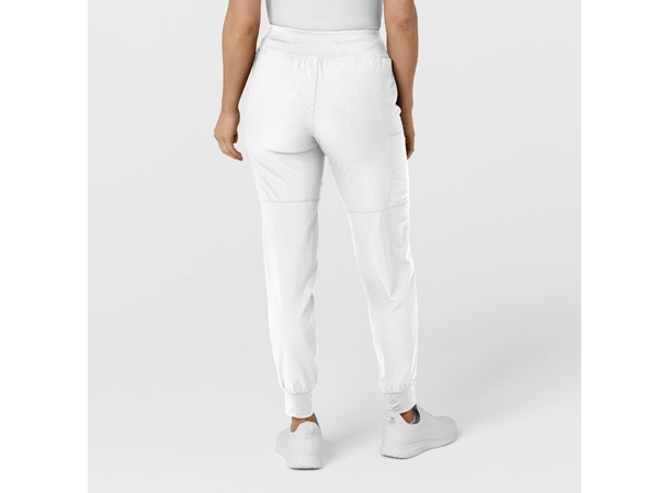 W123 Damebukse med strikk i ben White XL 