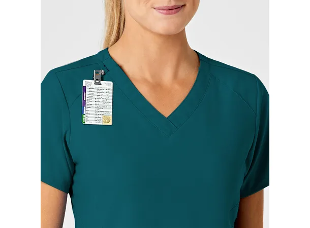 W123 Dametunika med V-hals Caribbean Blue XL 