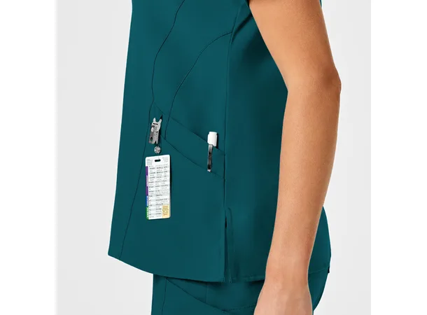 W123 Dametunika med V-hals Caribbean Blue XL 