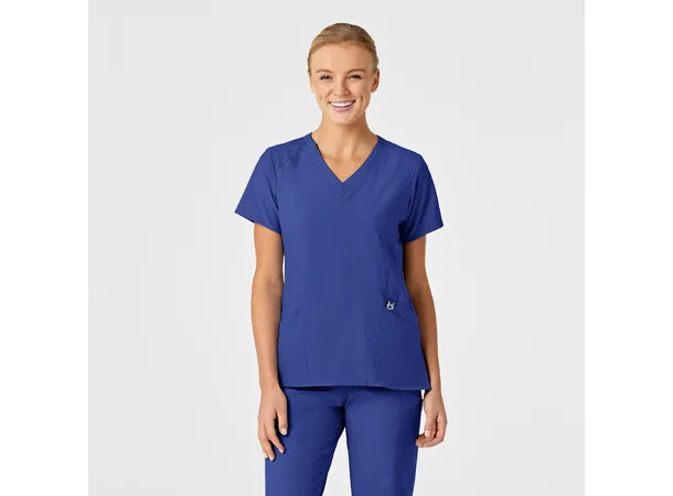 W123 Dametunika med V-hals Galaxy Blue S 