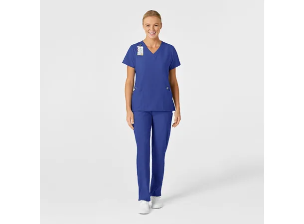 W123 Dametunika med V-hals Galaxy Blue S 