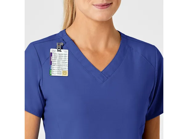 W123 Dametunika med V-hals Galaxy Blue S 