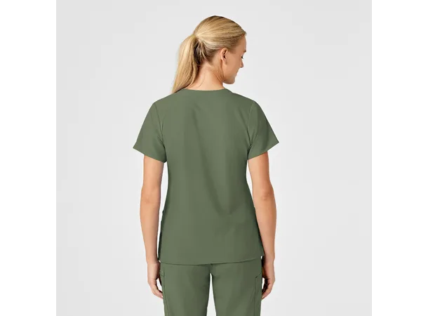 W123 Dametunika med V-hals Olive M 