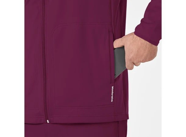 W123 Herrejakke med frontlommer Wine 3XL 