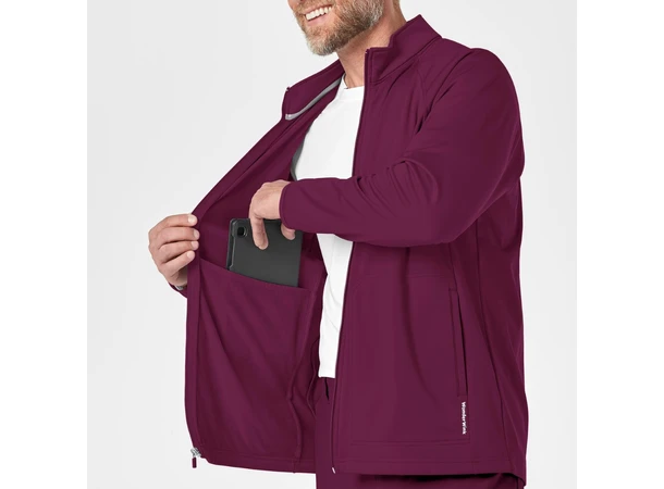 W123 Herrejakke med frontlommer Wine 3XL 