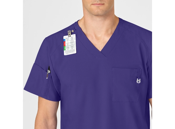 W123 Herretunika med V-hals Grape L 