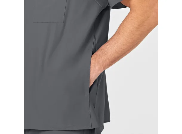 W123 Herretunika med V-hals Pewter 3XL 