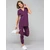 MIA Dametunika med Y-hals Plum XXL 