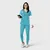 Thrive Damebukse med strikk i ben Teal Blue XL 